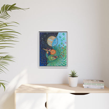 Vesica Pisces - Framed Canvas