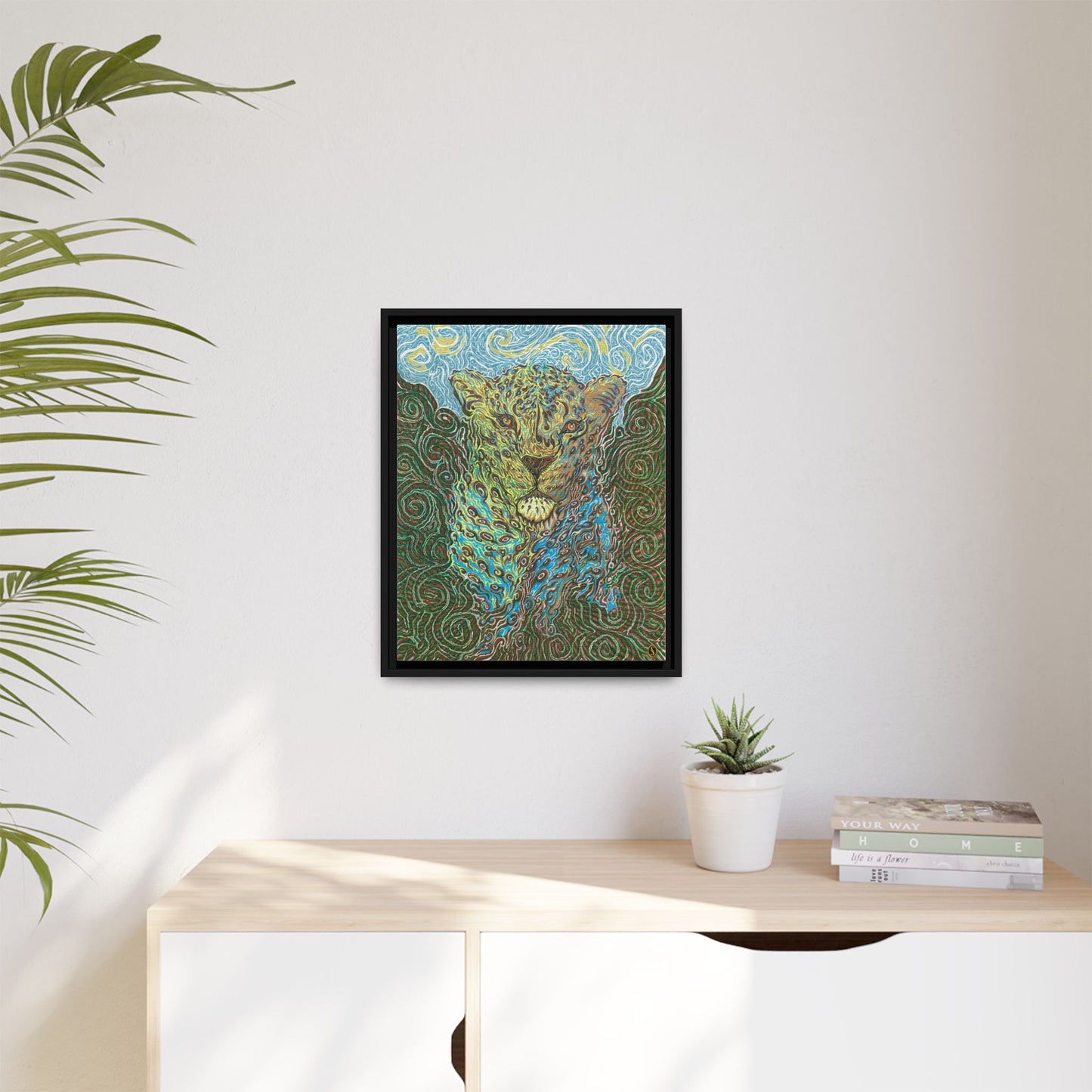 Chi-Ta - Framed Canvas