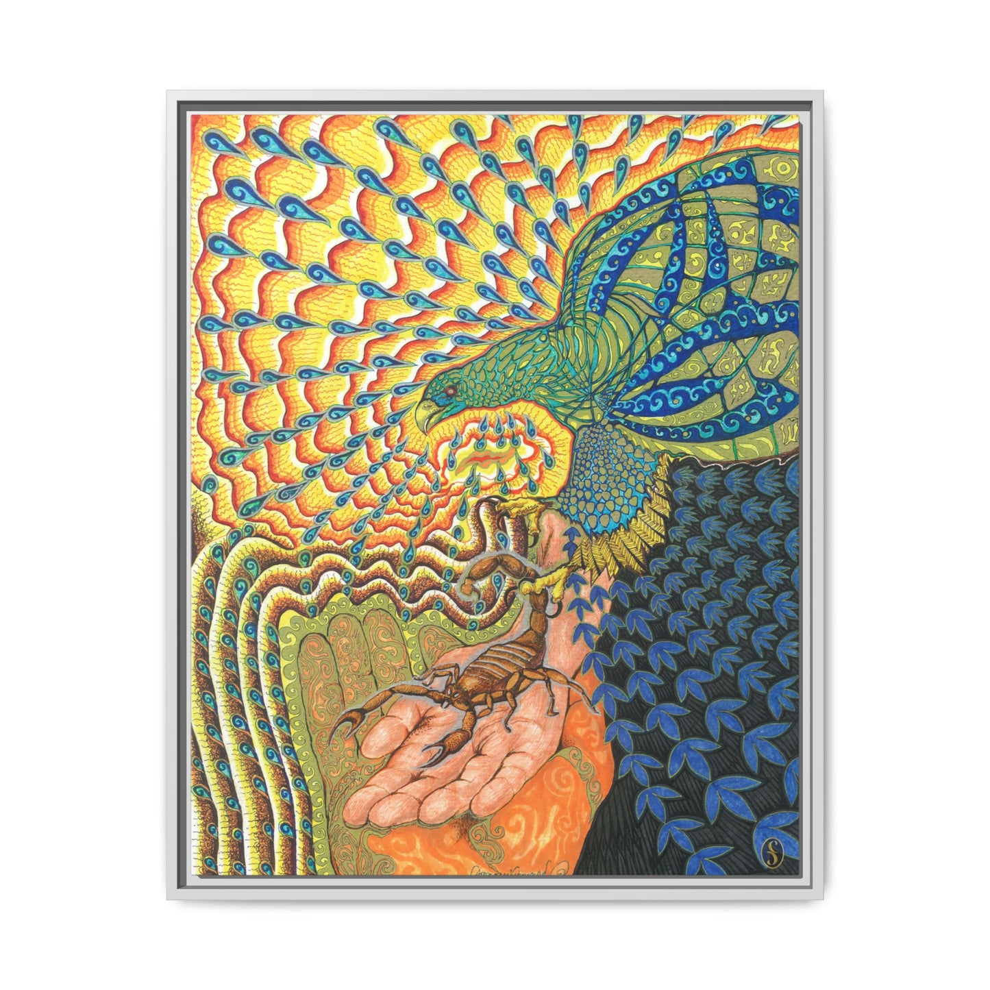Phoenix Light - Framed Canvas