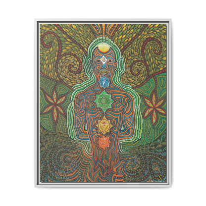 Vibrational Inner-G - Framed Canvas
