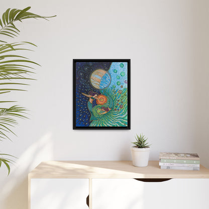 Vesica Pisces - Framed Canvas