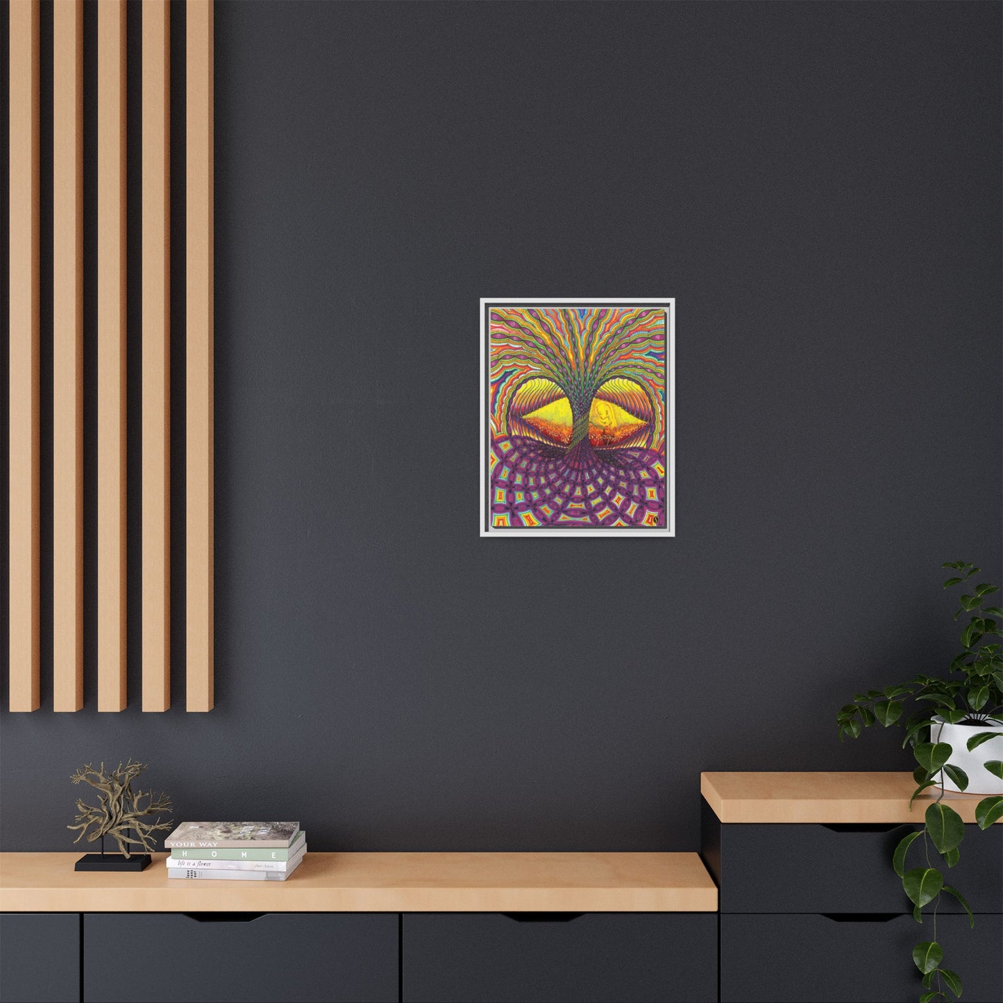 Eye of Torus - Framed Canvas
