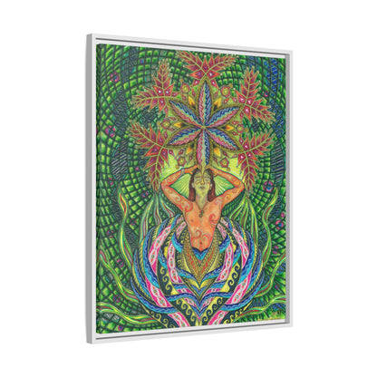 Freeflow of Information- Framed Canvas