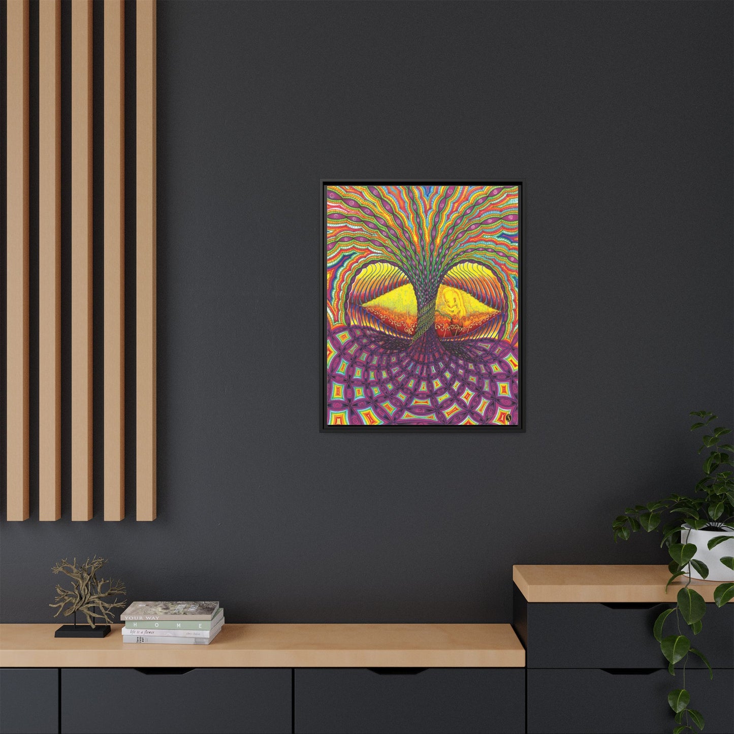 Eye of Torus - Framed Canvas