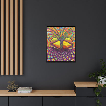 Eye of Torus - Framed Canvas
